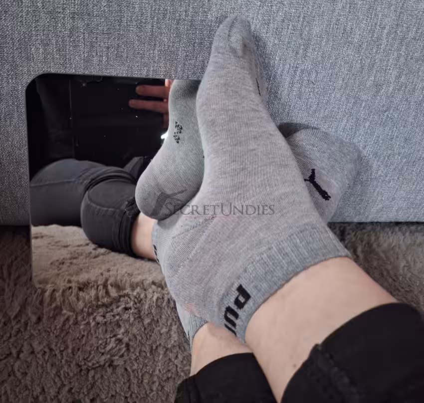 Graue Puma Socken - Lieblingssocken