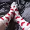 getragene Socken