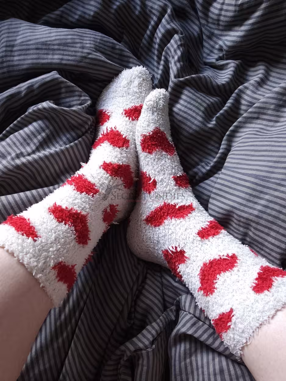 getragene Socken – Bild 2