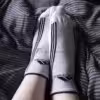 getragene Socken