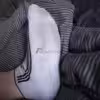 getragene Socken