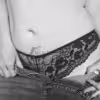 Sexy schwarzes Spitzenhöschen- für Dich veredelt