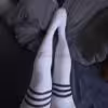 getragene Socken