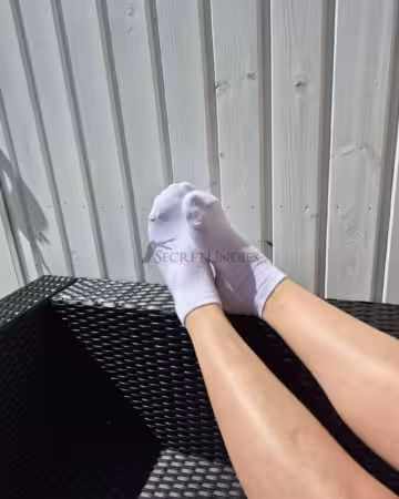 Weiße sneaker socken