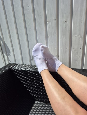Weiße sneaker socken