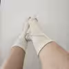 Getragene Sportsocken gerippt von Nike