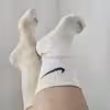 Getragene Sportsocken gerippt von Nike