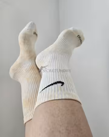 Getragene Sportsocken gerippt von Nike