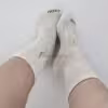 Getragene Sportsocken gerippt von Nike
