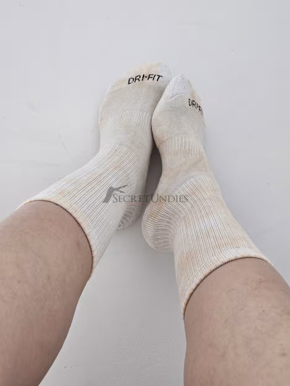 Getragene Sportsocken gerippt von Nike – Bild 2