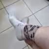 Verschwitzte Leo-Socken