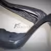 Schwarze High-Heels zum Binden
