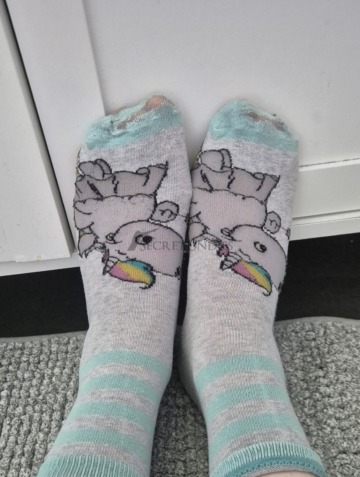 Einhorn Socken - süß und sehr oft getragen