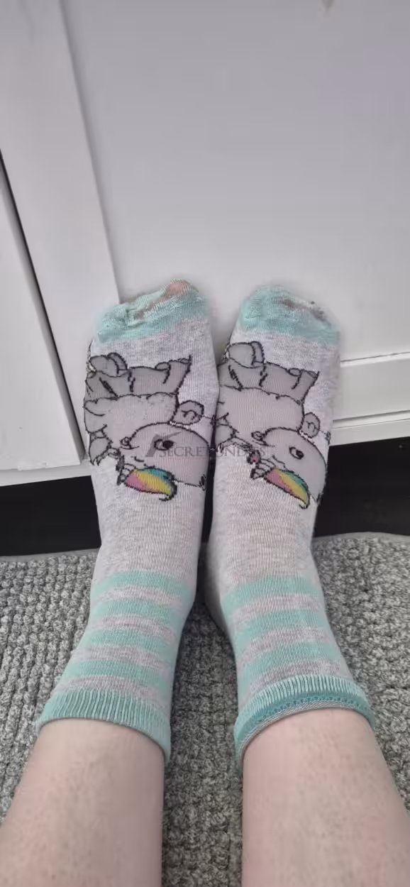 Einhorn Socken - süß und sehr oft getragen