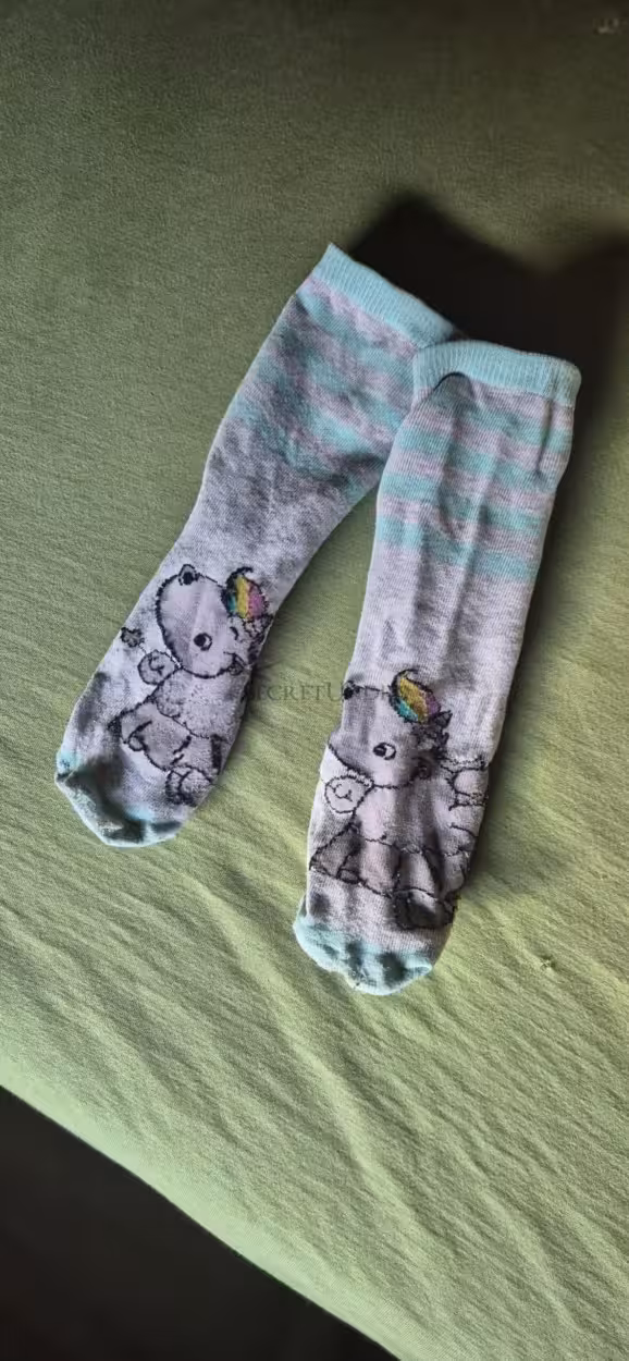 Einhorn Socken - süß und sehr oft getragen – Bild 4