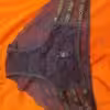 Blauer spitzen slip