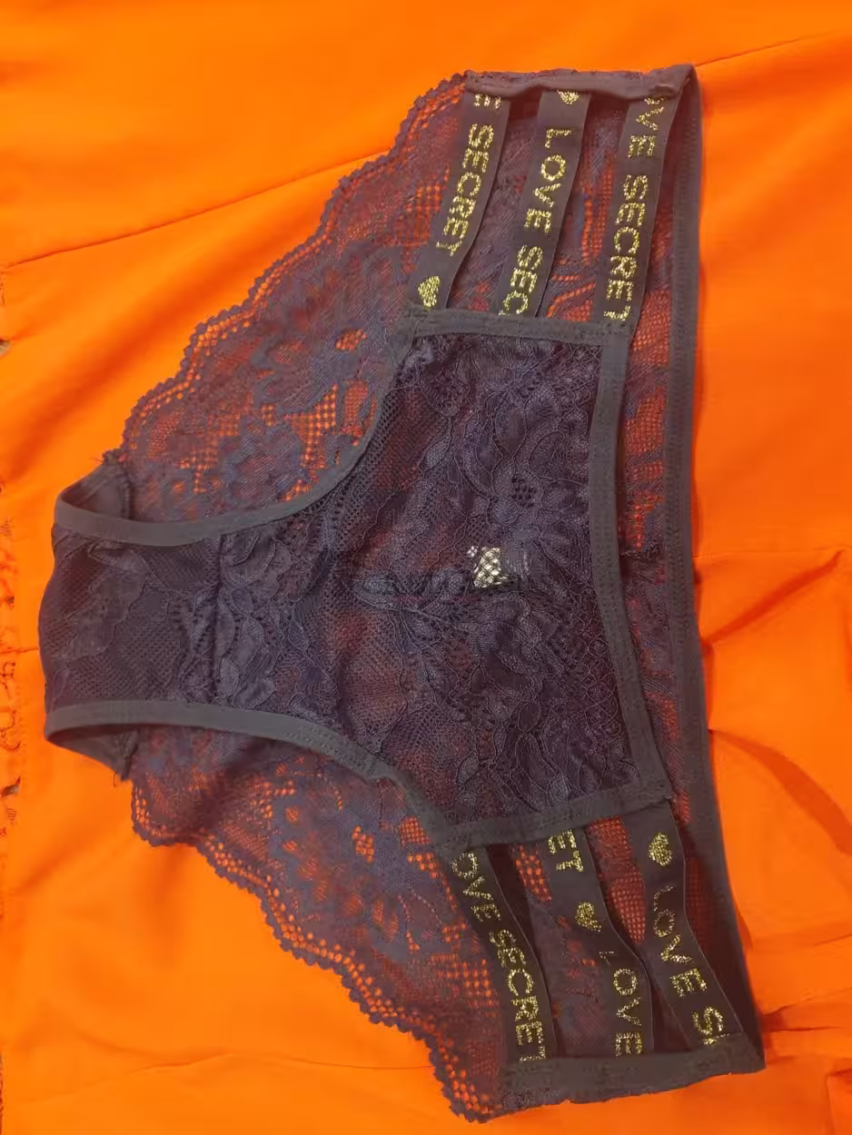 Blauer spitzen slip – Bild 2