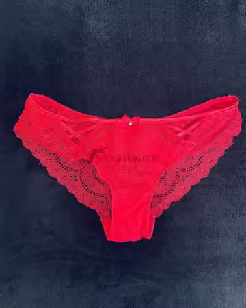 Kategorie getragene Jeans & Hosen kaufen 27 Slip, rot, Spitze, 12 Stunden getragen