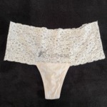 Tanga, elfenbein, Spitze 4 Tanga, elfenbein, Spitze