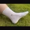 Weiße Sportsocken