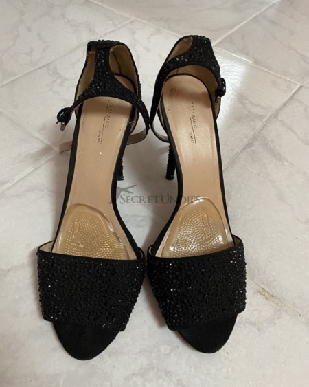 High Heels mit Strass und Macht
