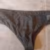 Schwarzer Spitzen Slip