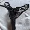 SEXY SCHWARZER TANGA