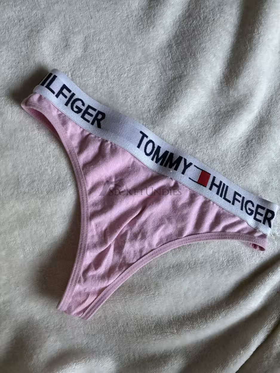 Pinker Tommy Hilfiger Tanga – Bild 2