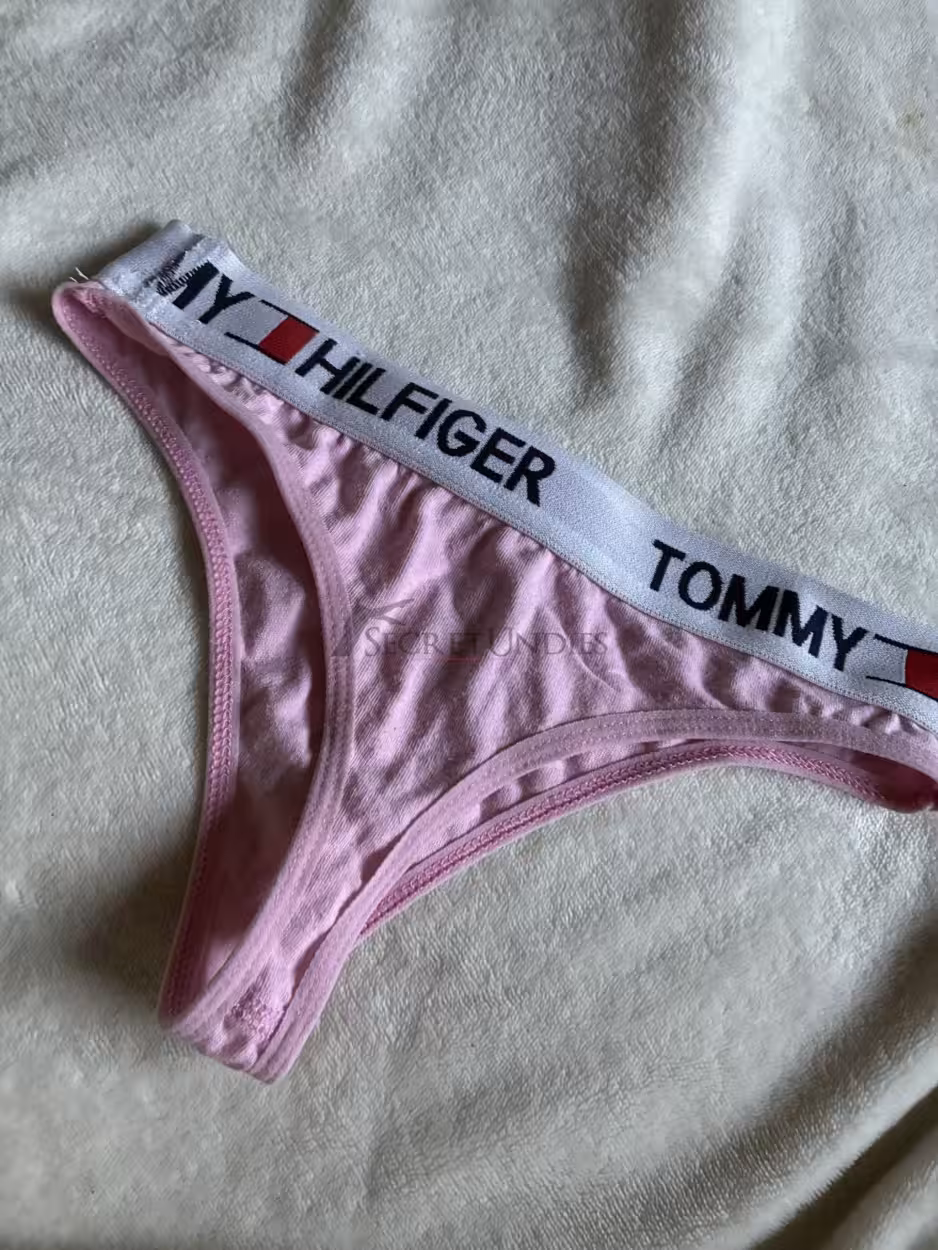 Pinker Tommy Hilfiger Tanga – Bild 3
