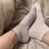 Getragene weiße Sneakersocken 🧦