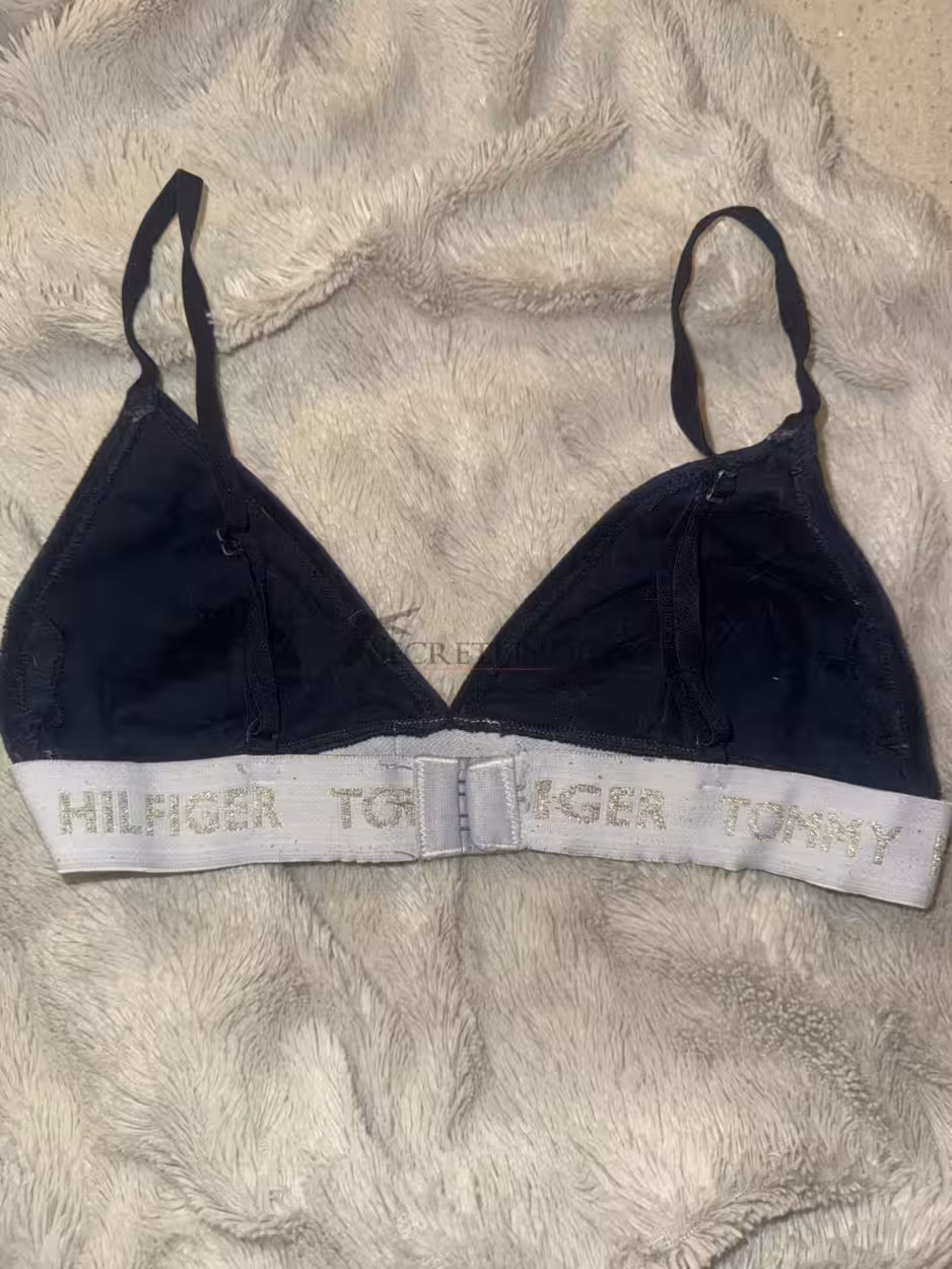 Dunkelblauer Bralette aus Samt von Tommy Hilfiger💙 – Bild 3