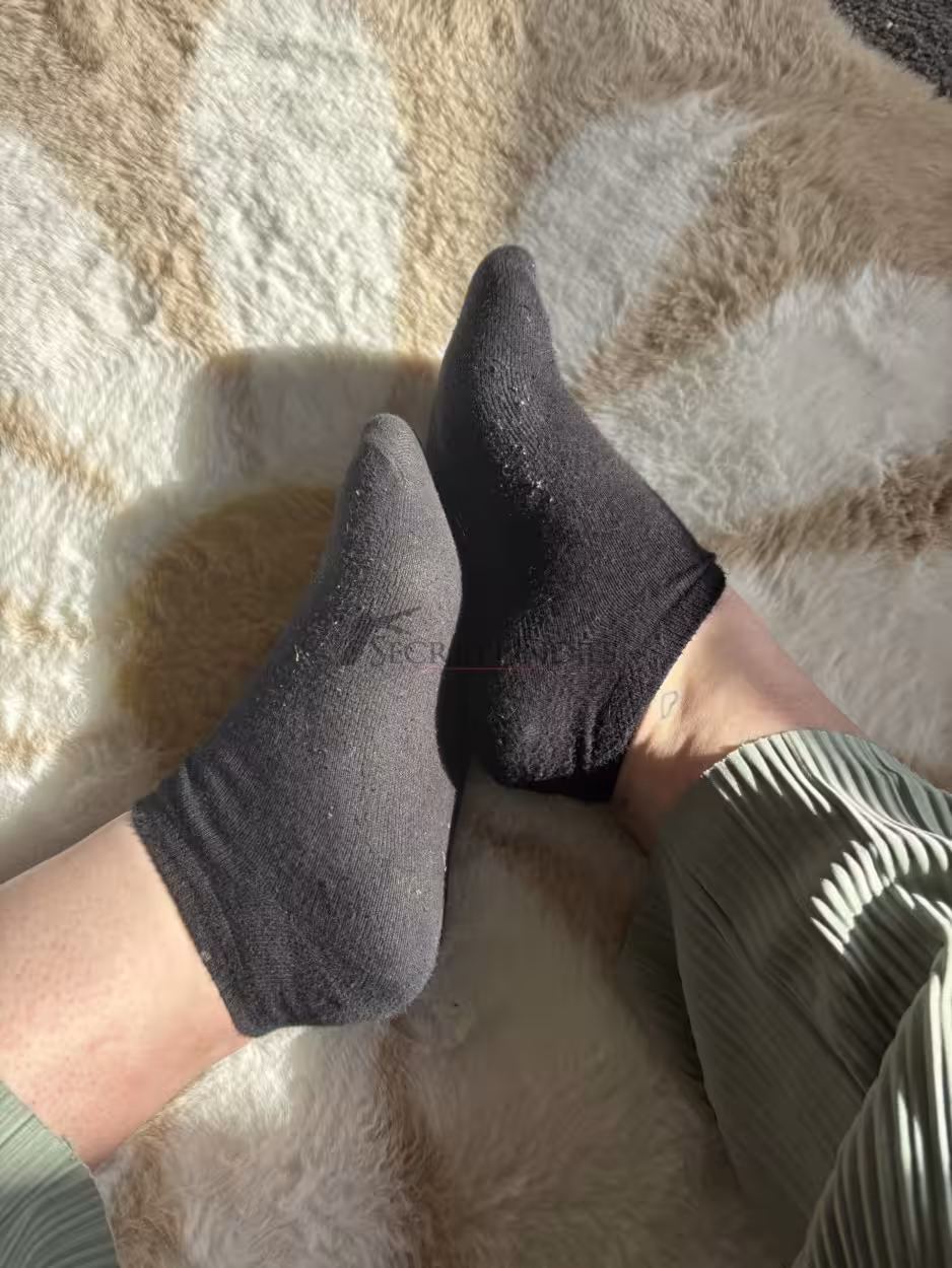 Schwarze sneakersocken – Bild 3