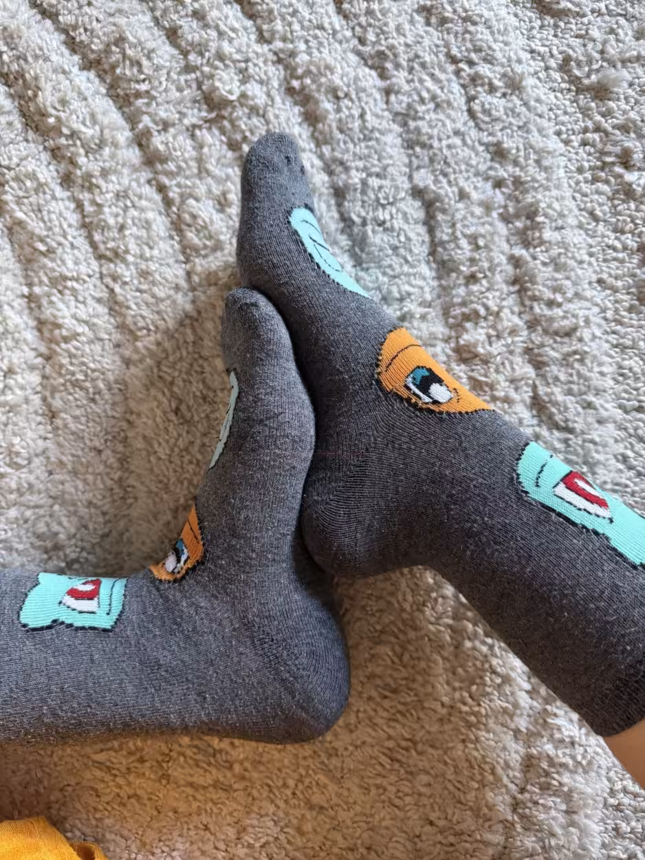 Meine Süßen Pokémon Socken, 2 Tage getragen