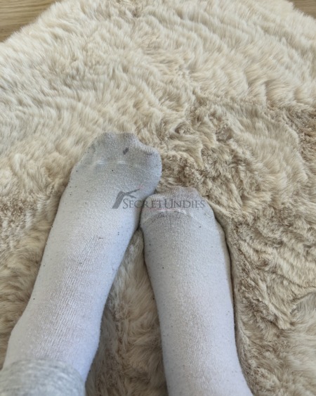 Getragene Socken