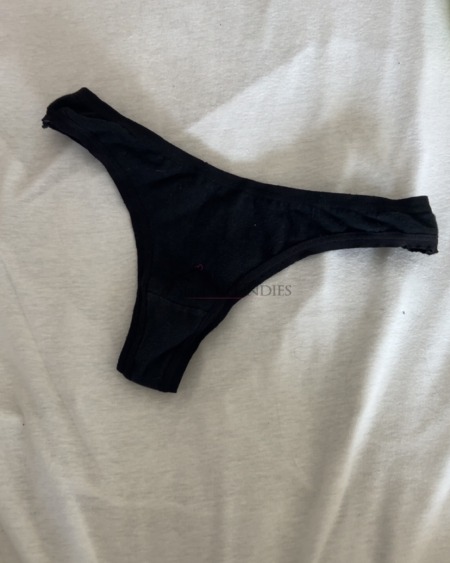 Schwarzer Low waisted - Tanga soft