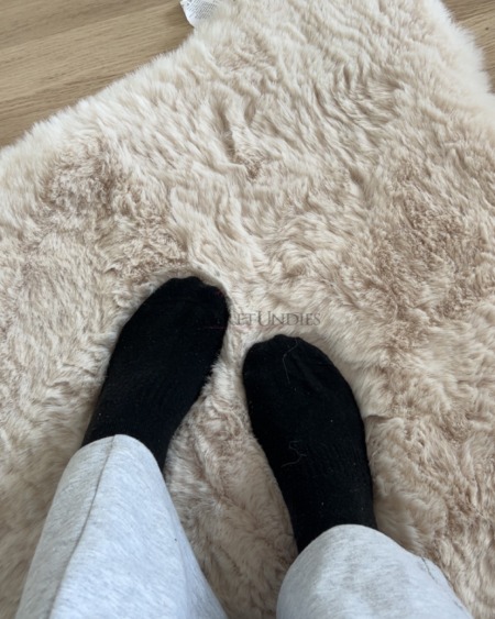 Getragene Sport Socken
