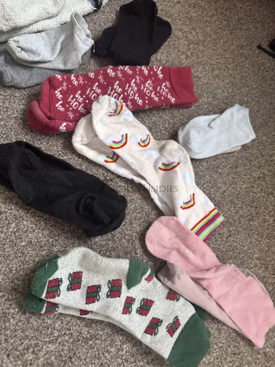 Getragene Socken mit süßen Regenbogen🌈✨ – Bild 3