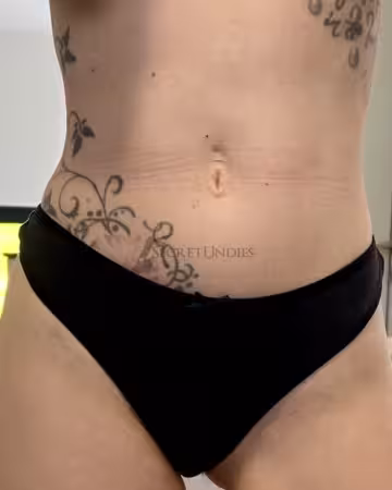 schwarzer Slip