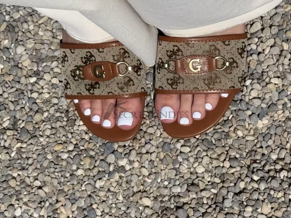 2 Jahre barfuß getragen: Meine originalen Guess Luxus-Sandalen ☀️🔥