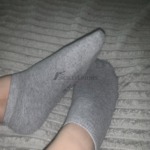 Getragene Alltags Socken