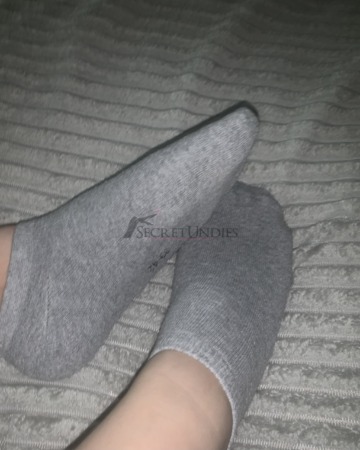 Getragene Alltags Socken