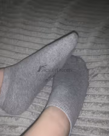 Getragene Alltags Socken