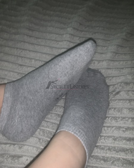 Getragene Alltags Socken