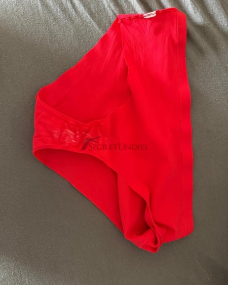 Roter Slip bereits 24h getragen 🎀 - Emma