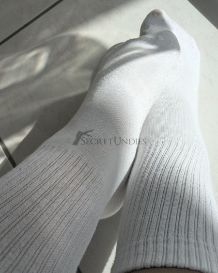 getragene Socken