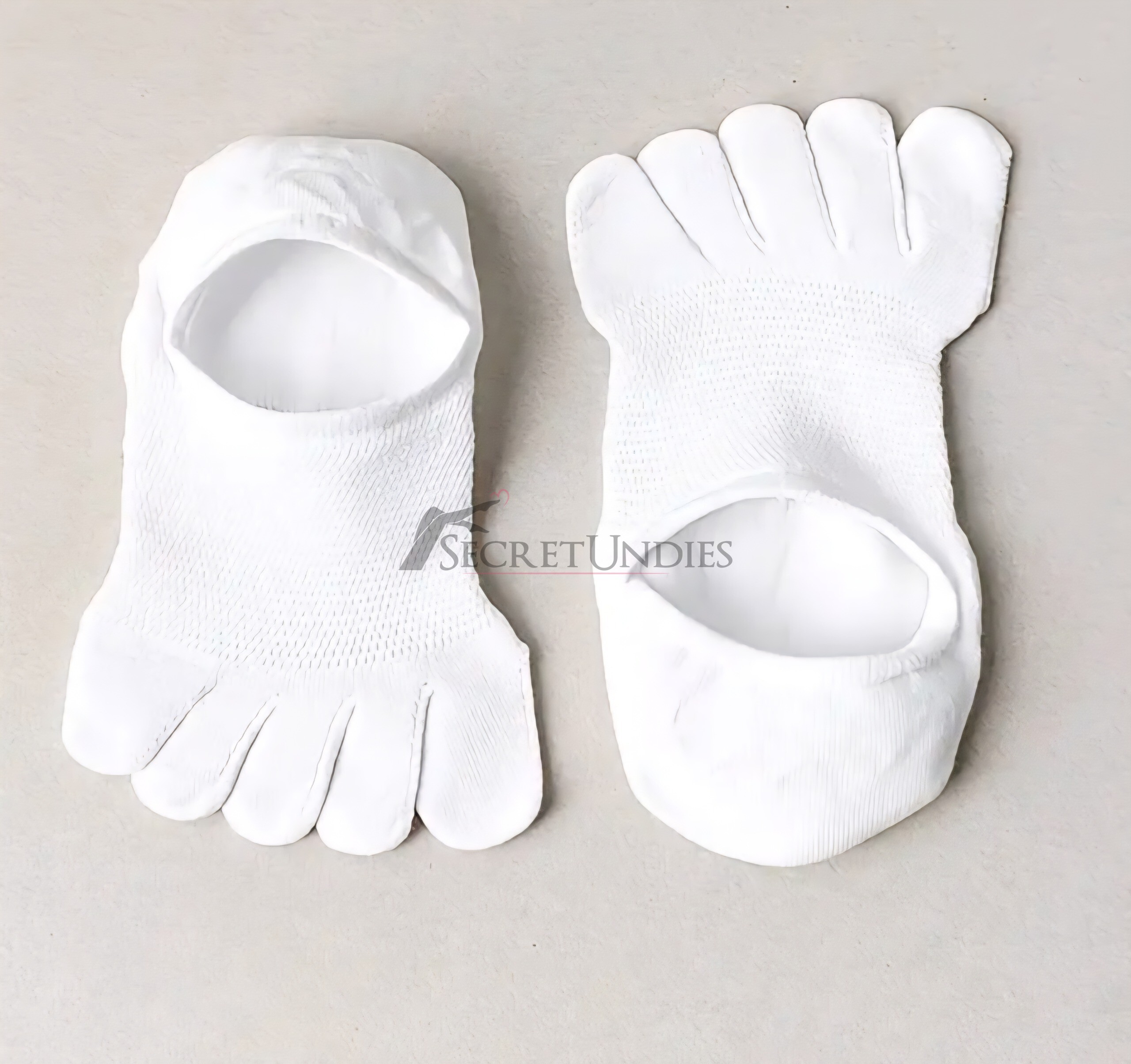 Zehensocken Fingersocks Weiss 3 Zehensocken Fingersocks Weiss – Bild 3