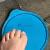 spontanes Fußbild