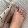Getragene Socken