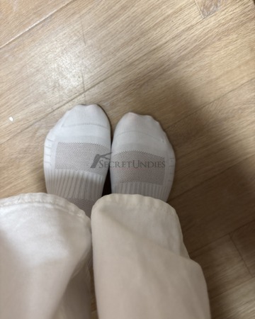 Weiße Sportsocken