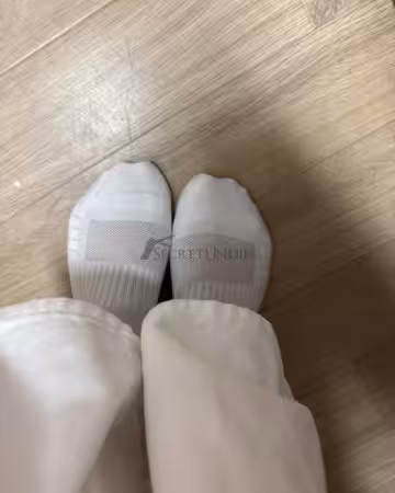 Weiße Sportsocken